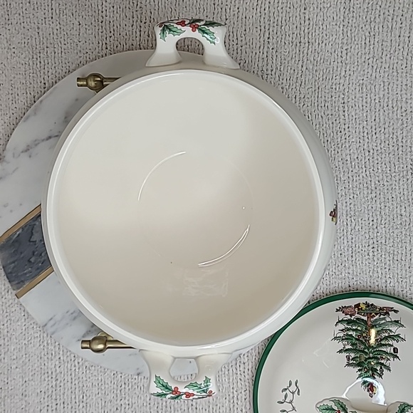 Spode Christmas Tree Ceramic Soup Tureen - Picture 13 of 17